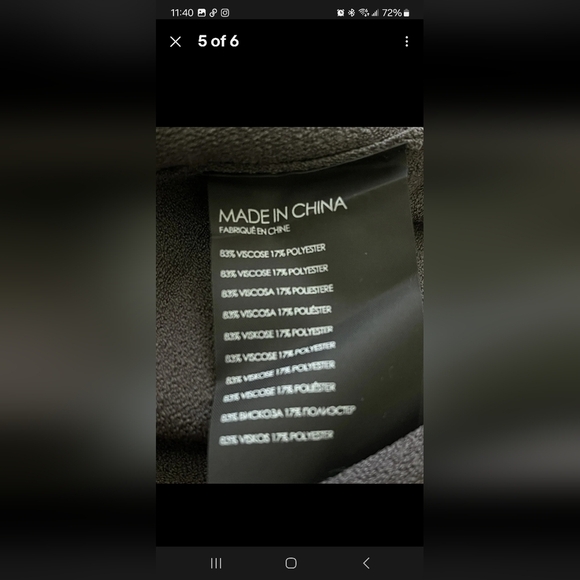 Club Monaco Women's Ribbed Gray Dress Size XS - Picture 10 of 10